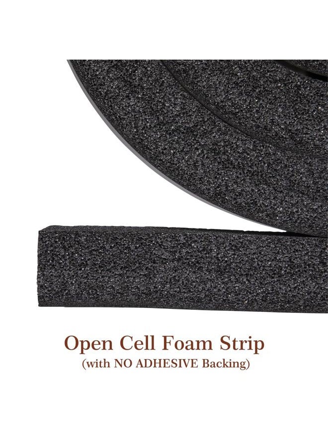 Yotache Open Cell Foam Air Conditioner Insulation Seal Strip 2"x1", Non-Adhesive Air Conditioning Weather Strip, 6.5 Feet Long - Image 3