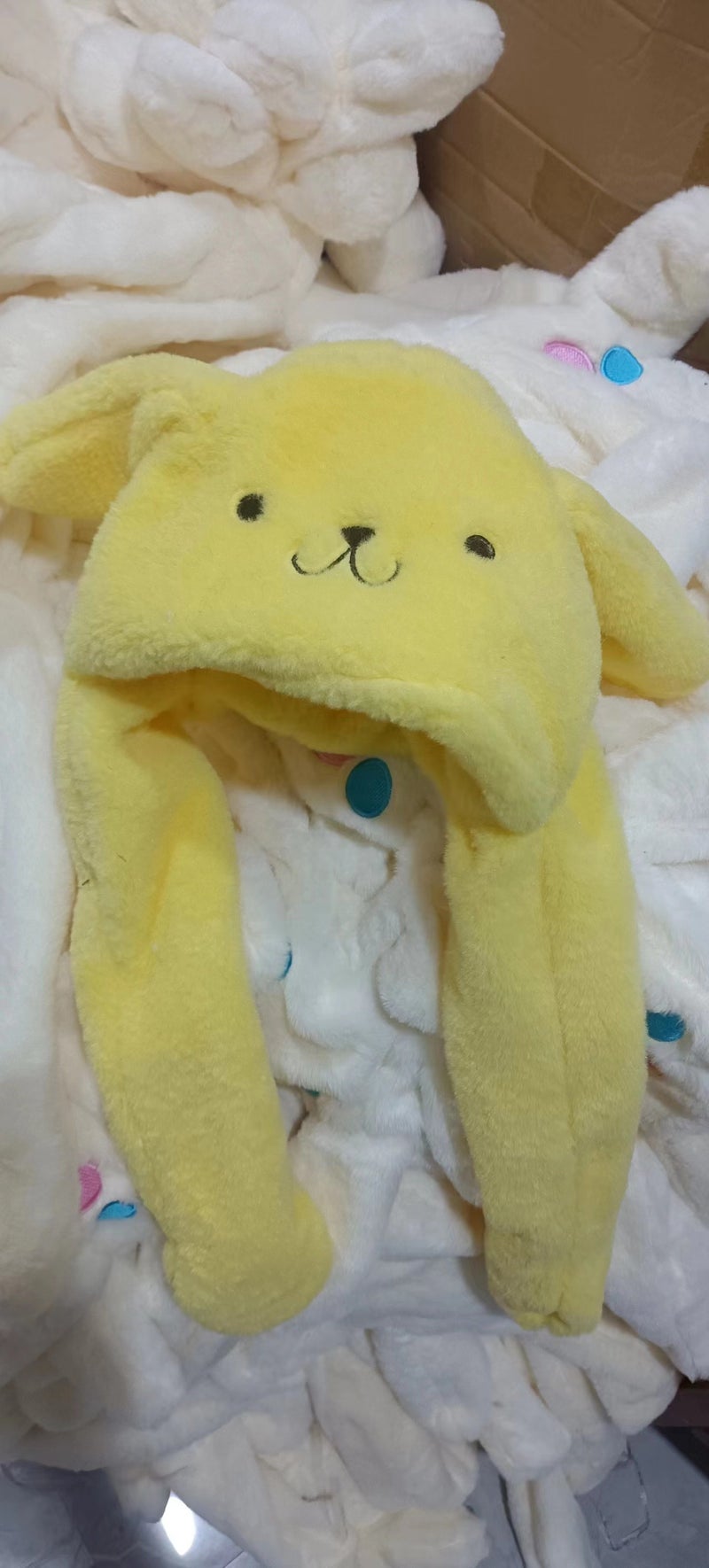 Adorable Cinnamoroll Plush Hat with Movable Ears pudding dog  - Image 1