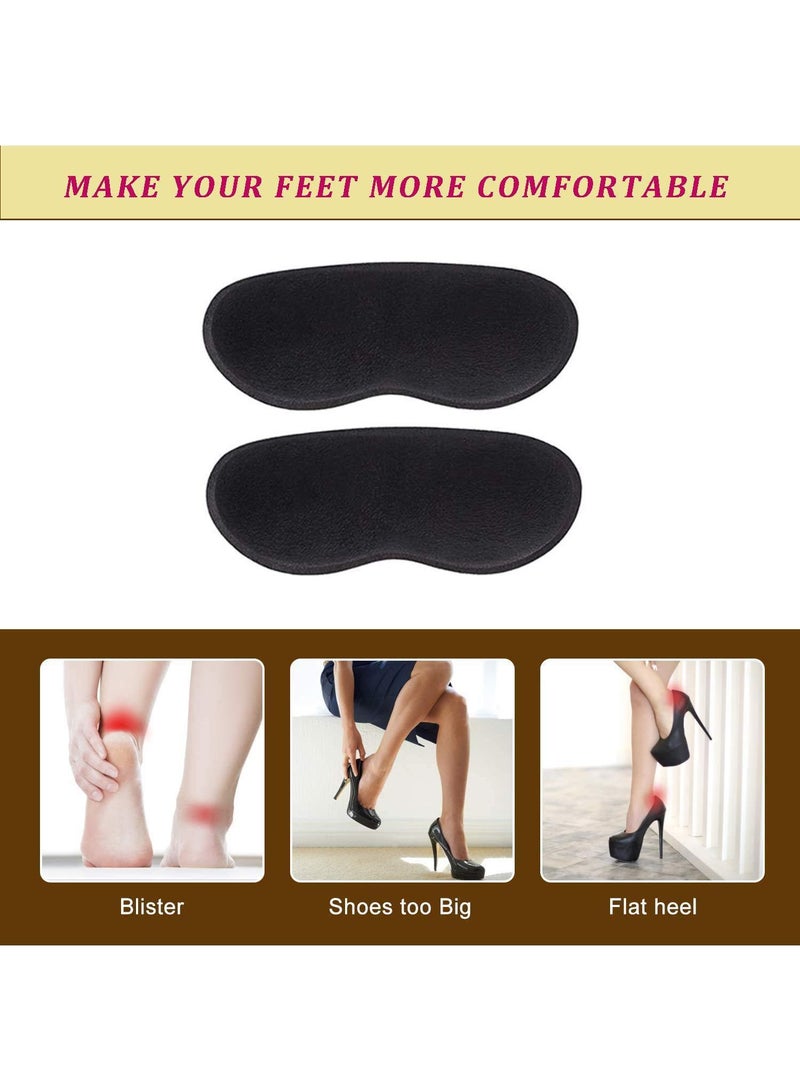Sweet seven Heel Grips - 4 Pairs | Self-Adhesive Heel Cushion Inserts for Men and Women | Solve Loose Shoes and Heel Pain | Bunion, Callus, and Blister Relief - Image 2