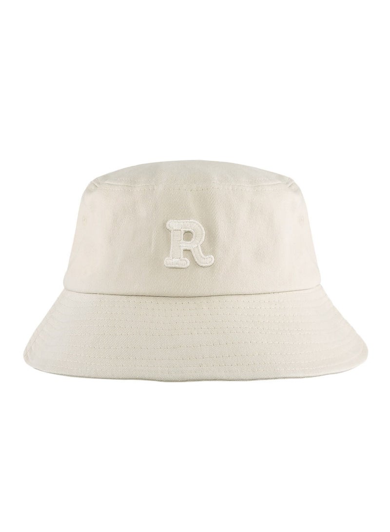 KASTWAVE Sun Hat, Beach Cap Bucket Hat Adjustable Kids Summer Outdoor Baby Sun Protection, for Kid Girl Boy UPF 50+ Cotton, Creamy-White - Image 1