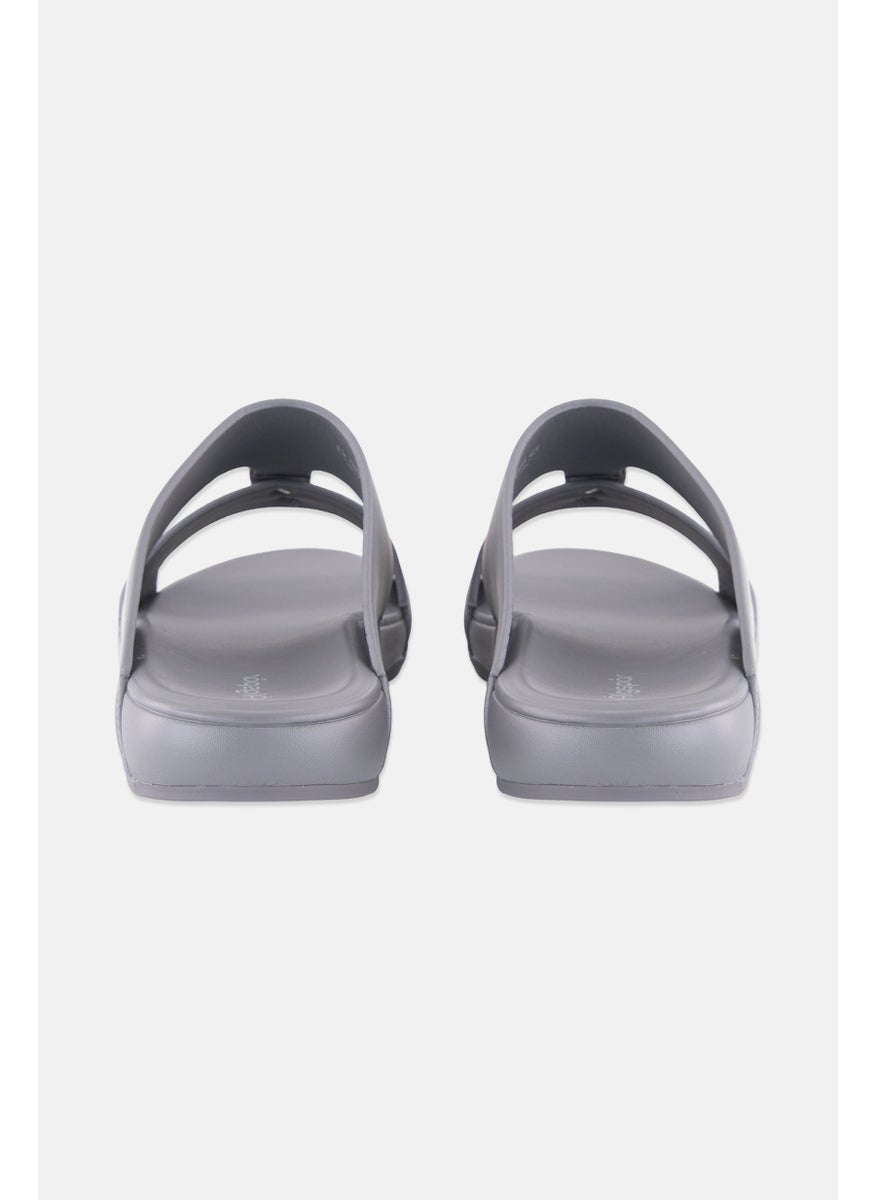 Algspar Men Slip On Arabic Sandals, Grey  - Image 2