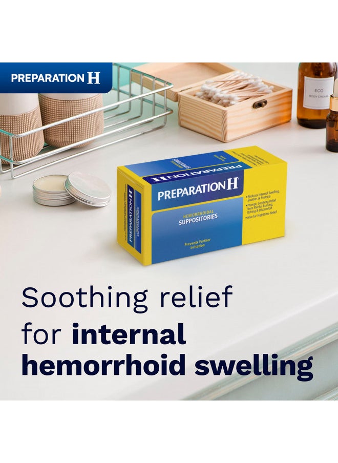 Preparation H PREPARATION H Hemorrhoid Symptom Treatment Suppositories, Burning, Itching and Discomfort Relief (48 Count)  - Image 2