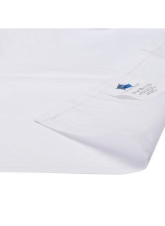 Home-Tex Design Hotel Luxury 3-Piece Hometex Design King Size Percale 200 Thread Count White Bed Sheet Set - 1 Flat Sheet 240x260 cm and 2 pillow covers 50x75 cm  - Image 5