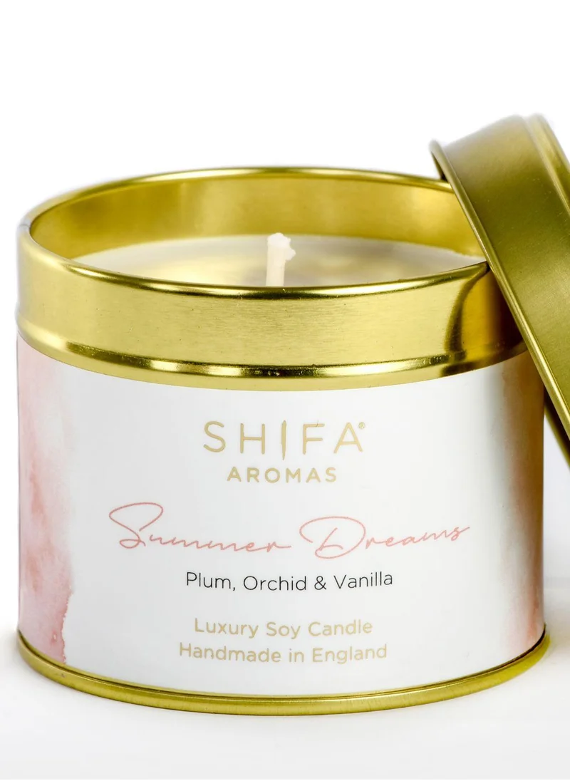 Shifa Aromas Tin Candle - Summer Dreams