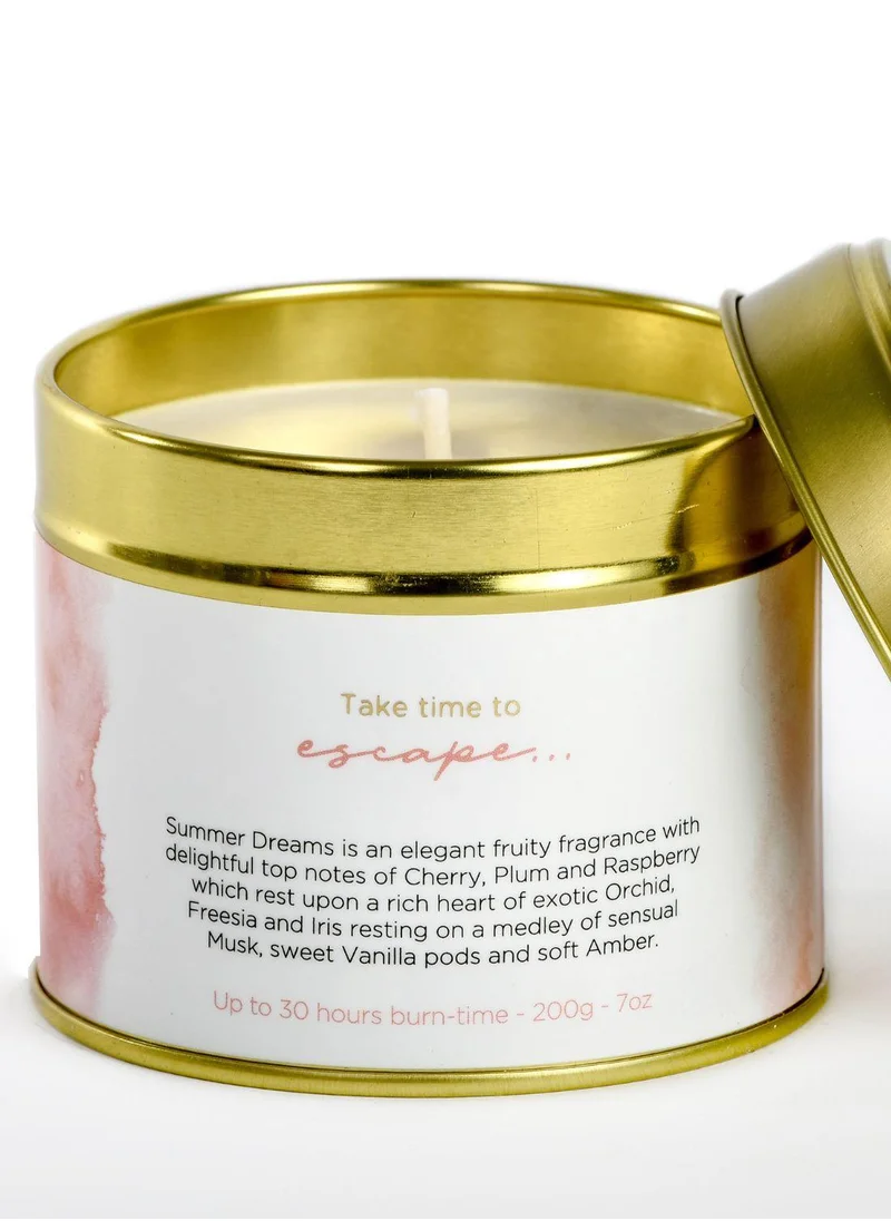 Shifa Aromas Tin Candle - Summer Dreams