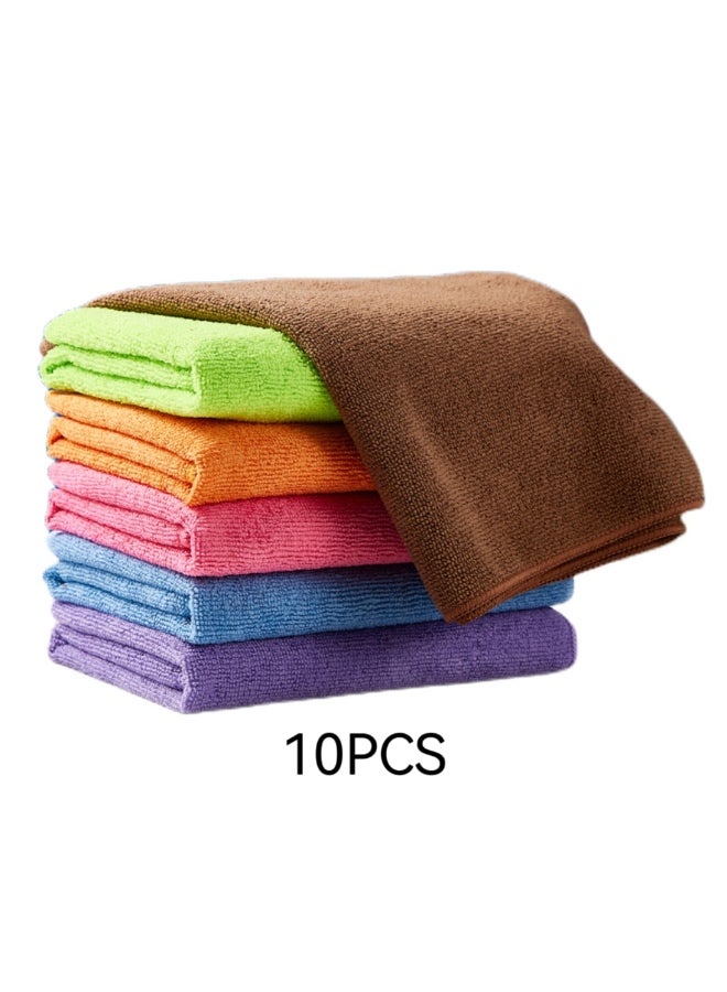 Cleaning Cloth Multi Purposes Kitchen Towel Set (30 x 30 cm) Super Absorbent Reusable Cleaning Towels - Kitchen Cloth (10PCS) - Image 3
