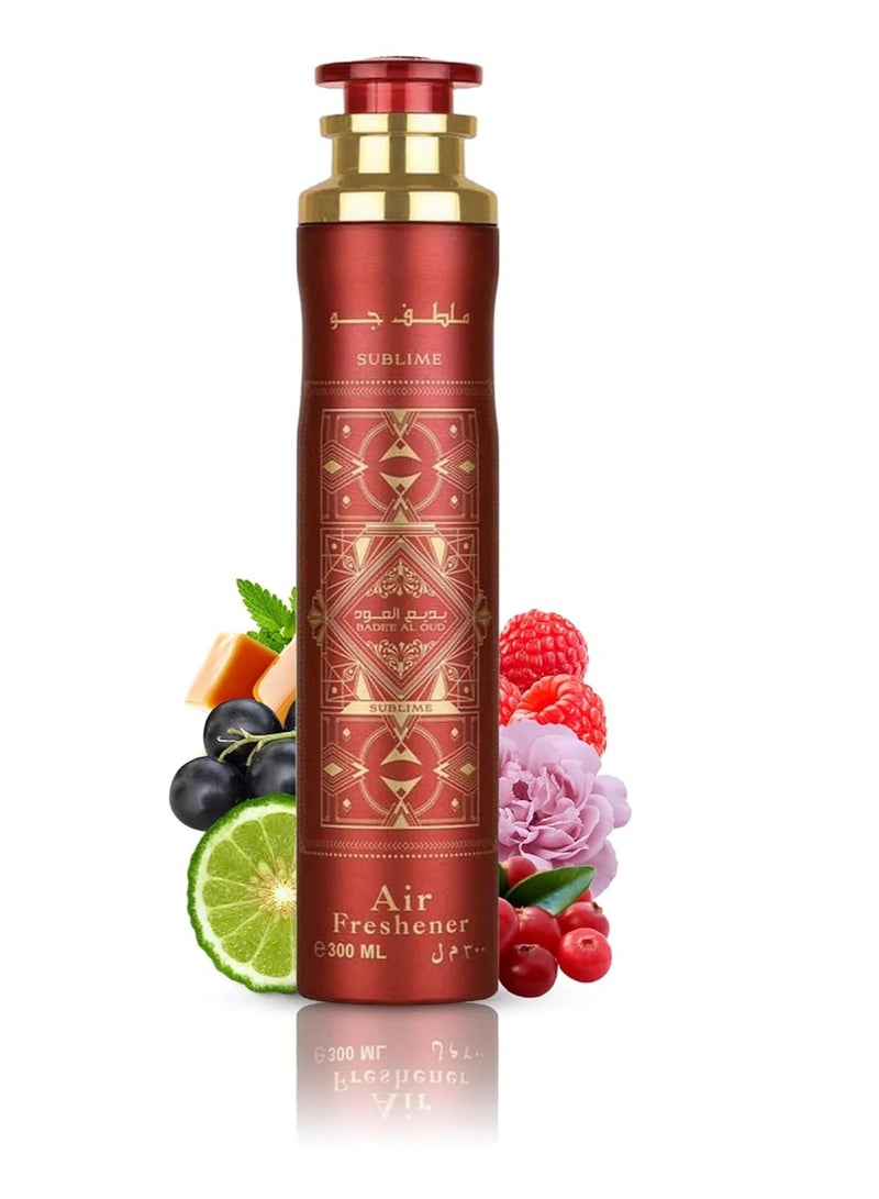 لطافة معطر جو سبلايم بادي العود، 300 مل - Image 1