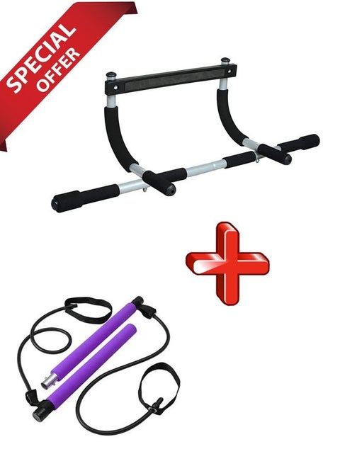 Mobile Gym Door Bar With Portable Pilates Bar Kit