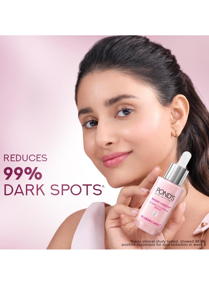 Pond's Pond’s Bright Miracle Ultimate Brightening Serum with Niasorcinol, 30X better than Vit C | 15 ml - Image 3