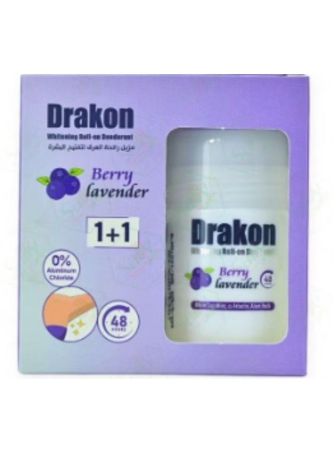 Drakon Whitening Roll-on Deodorant Berry Lavende