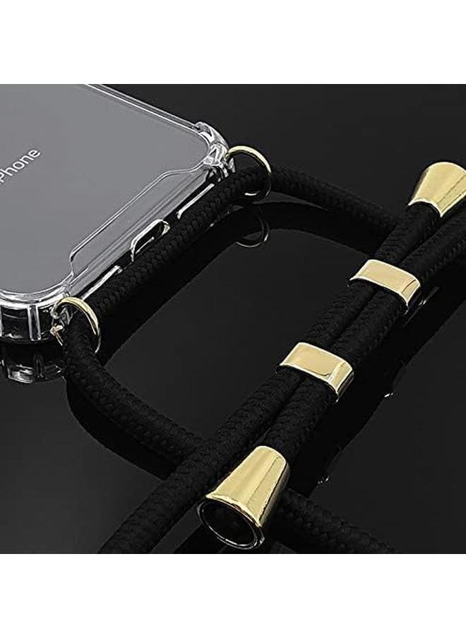 Generic - Iphone 13 Pro Max Black Crossbody Case Cell Phone Lanyard For Around The Shoulder Phone Safety Adjustable Phone Strap Best Smartphones Lanyard With Full Coverage Case Iphone 13 Pro Max - Image 1
