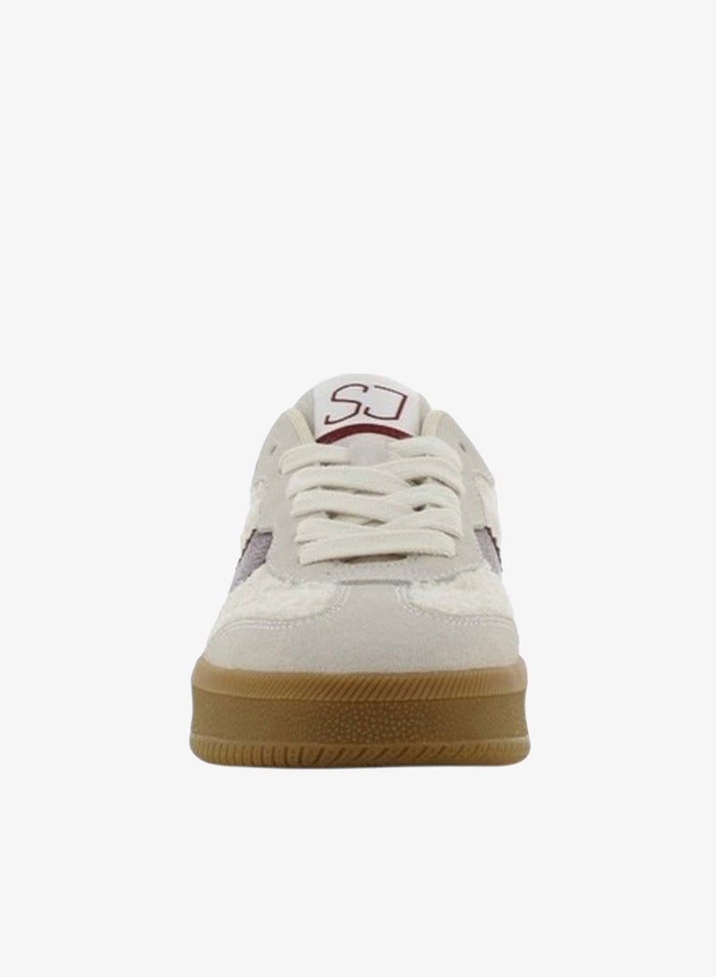 SJ Women's Panelled Lace-Up Sneakers - Image 4