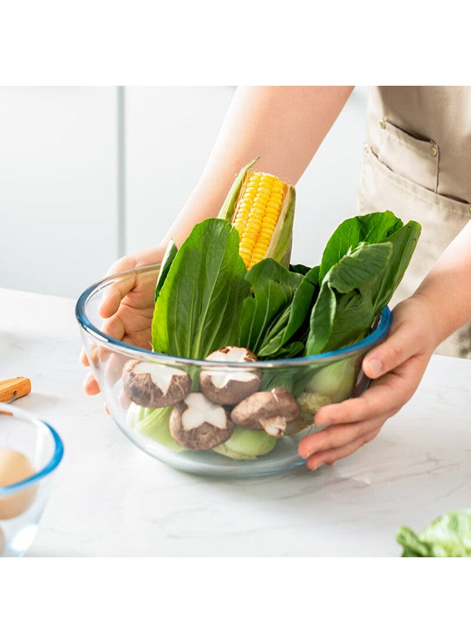 Onlycook Heat-Resistant Glass Bowl Salad Bowl Instant Noodle Bowl Rice Bowl Small Bowl Microwaveable Household Large 2000Ml Single - Image 5