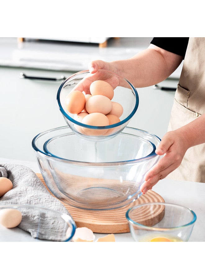 Onlycook Heat-Resistant Glass Bowl Salad Bowl Instant Noodle Bowl Rice Bowl Small Bowl Microwaveable Household Large 2000Ml Single - Image 3