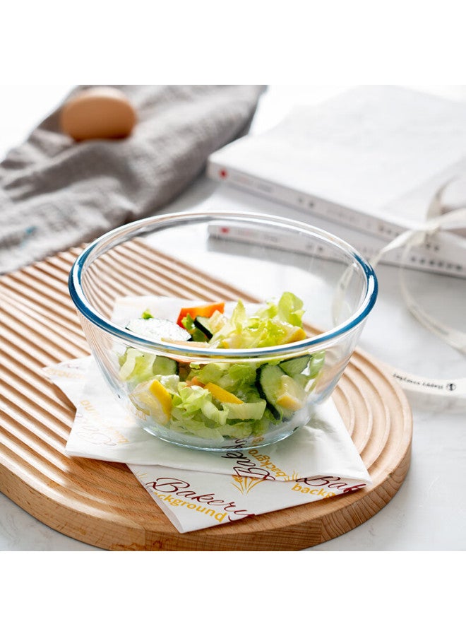 Onlycook Heat-Resistant Glass Bowl Salad Bowl Instant Noodle Bowl Rice Bowl Small Bowl Microwaveable Household Large 2000Ml Single - Image 4