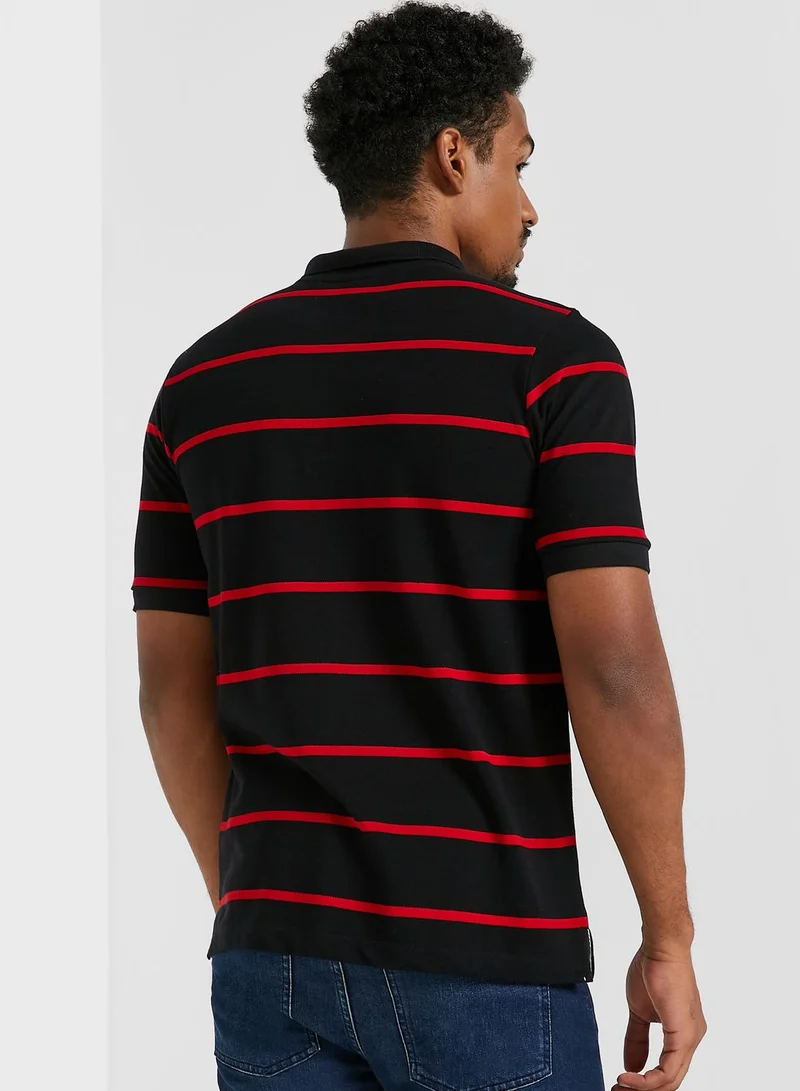 Seventy Five Striped Polo Shirt