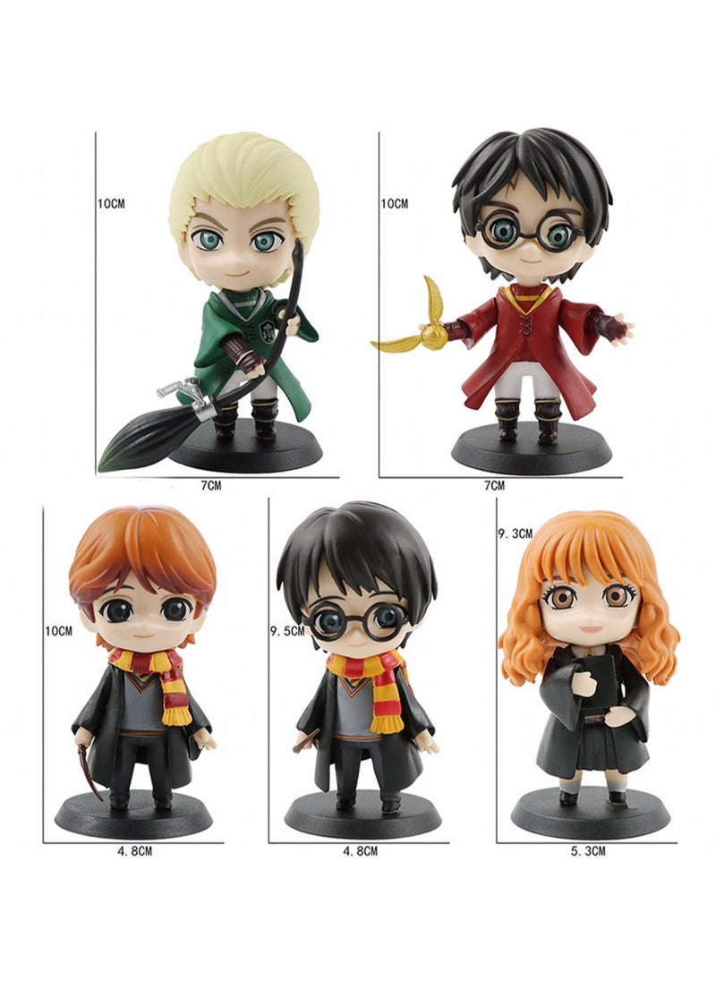 5-Piece Set Of Harry Potter Series Figures Model Ornaments Suitable For Collection And Gift ,Bag Pack  - Image 2
