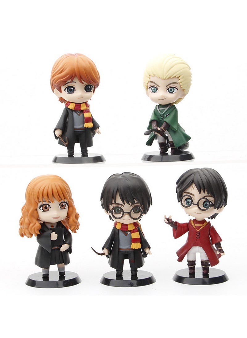 5-Piece Set Of Harry Potter Series Figures Model Ornaments Suitable For Collection And Gift ,Bag Pack  - Image 1