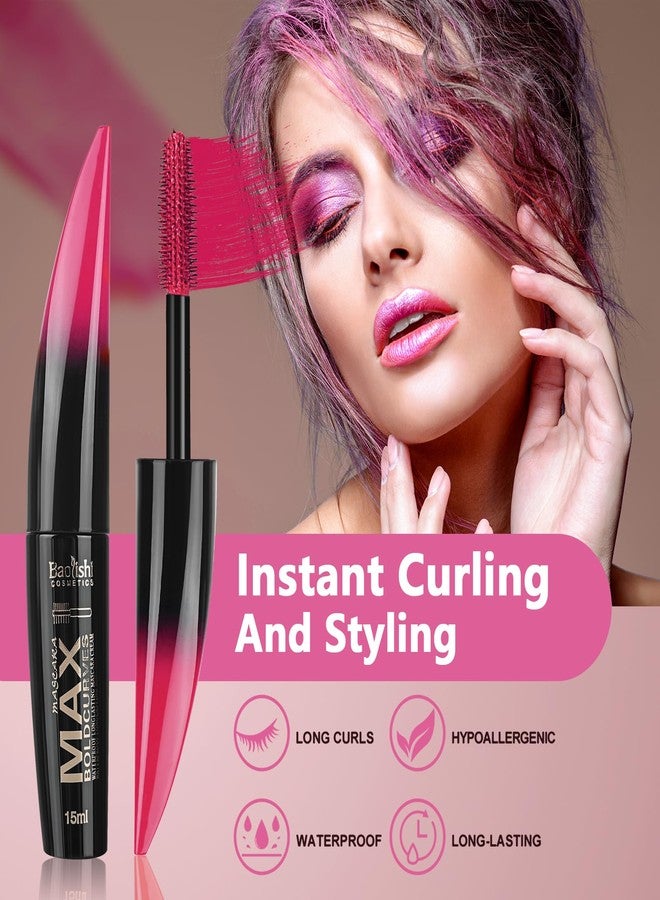 Joyeee 6 Colors Mascara Set, Colorful Mascara Waterproof Long-lasting Volumising Lengthening Curling, Create 3D Charming Eye Makeup, Brilliant Halloween/Christmas Gift Set for Women Teenage Girls#1 - Image 5