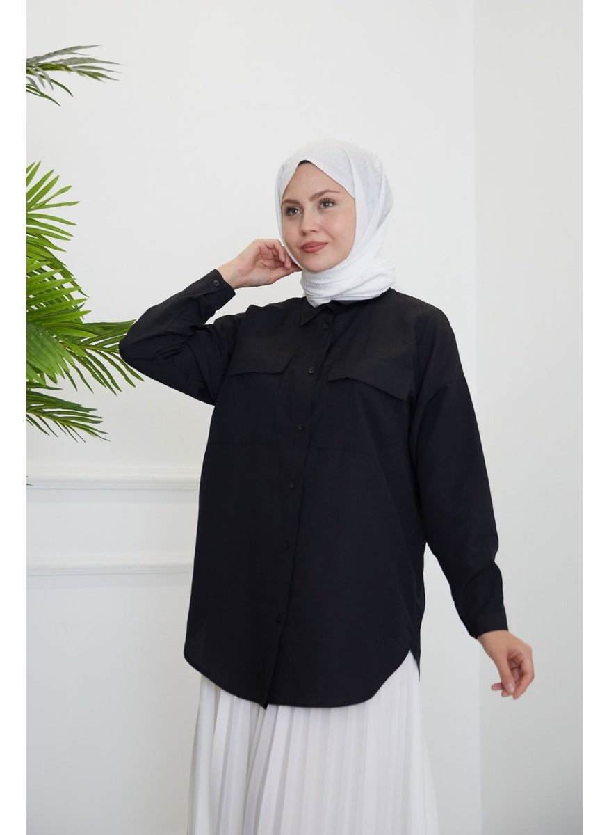 Double Pocket Flap Tunic-Black - pzsku/ZEA0E7CED4F1200A3EFD7Z/45/_/1738060438/5878606e-4967-47a0-8abd-22da420b1005