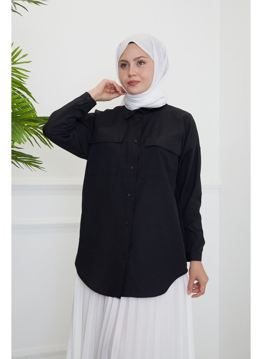 Double Pocket Flap Tunic-Black - pzsku/ZEA0E7CED4F1200A3EFD7Z/45/_/1738060441/6888e41f-8350-4f7f-a0a7-2186ea885351