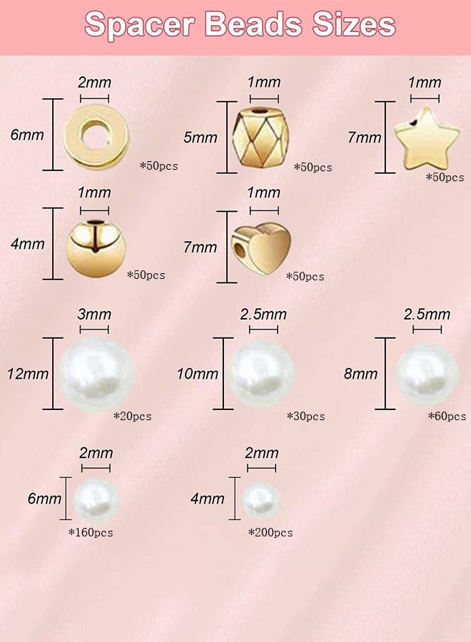 720 Pieces Handmade Bead DIY Set with Elastic String - Image 5