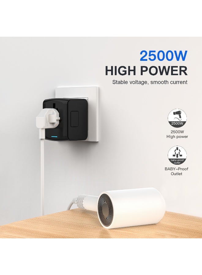 Multifunctional Travel Charger - Universal USB Type-C Adapter for Multiple Countries - Image 4