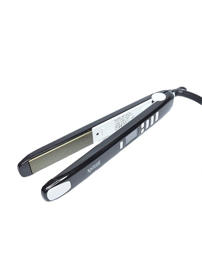 MoeHair Professional Ceramic & Keratin Hair Straightener – Advanced Heat Technology for Smooth, Shiny & Damage-Free Hair, Digital Display with Adjustable Temperature up to 990°F, Lightweight Sleek Design for Effortless Styling - Image 2