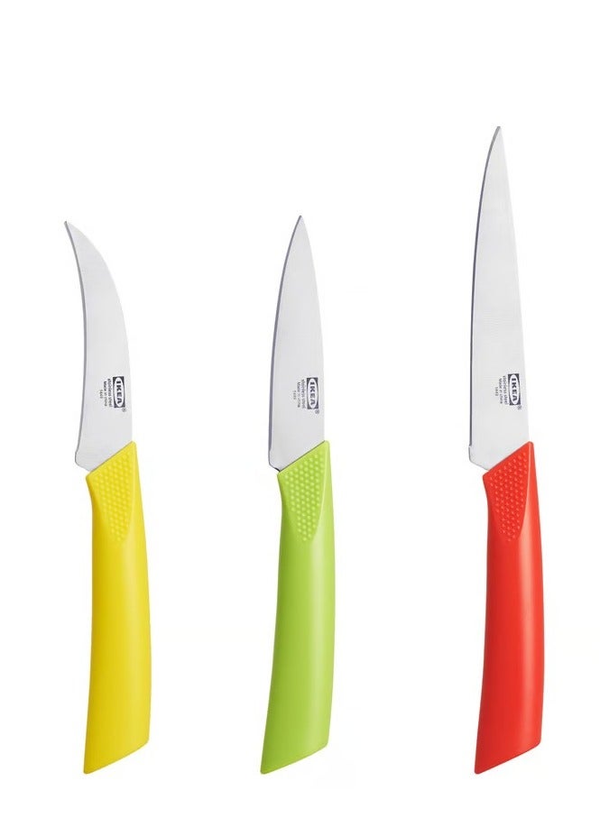 آيكيا فراكتا طقم سكاكين 3 قطع., عدة ألوان - Image 1