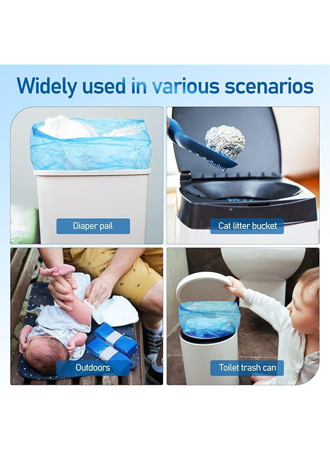 Diaper Refill Liners Diaper Pail Liner Refills Bags Smell Bags 12Pcs Diaper Disposal Bin Liners - Image 4