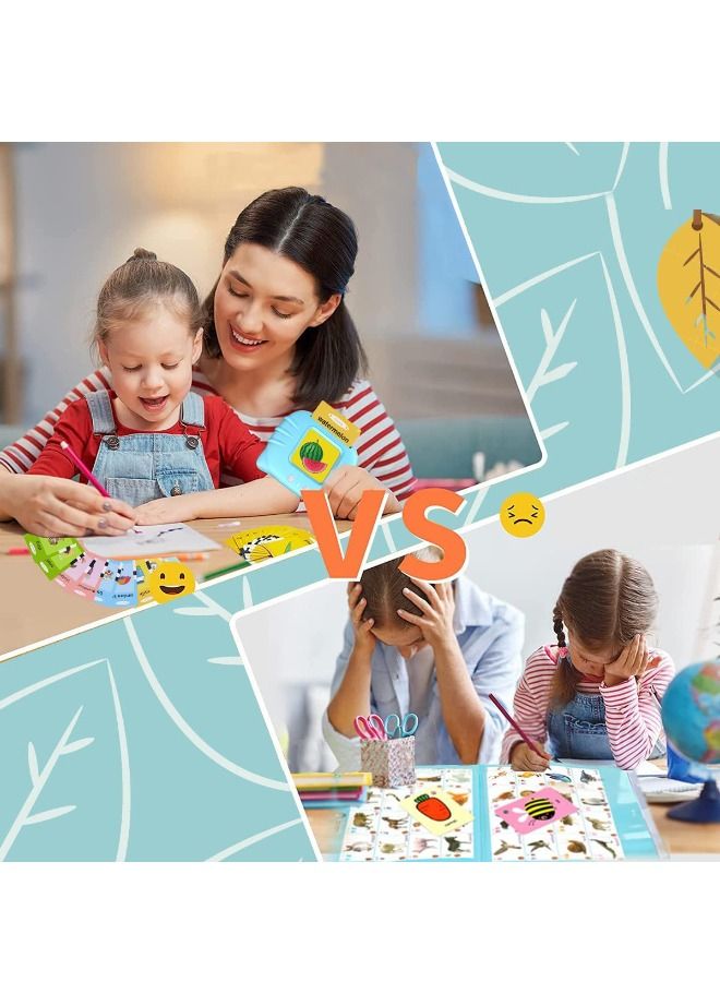 Educational Learning Toys for 2-6 Kids, Listen and Learn Literacy Audible Flash Cards for Kid, 112 Pieces Talking Audio Flashcards with Sound Effects Contains 224 Sight Words for Preschool Boys Girls  - Image 5