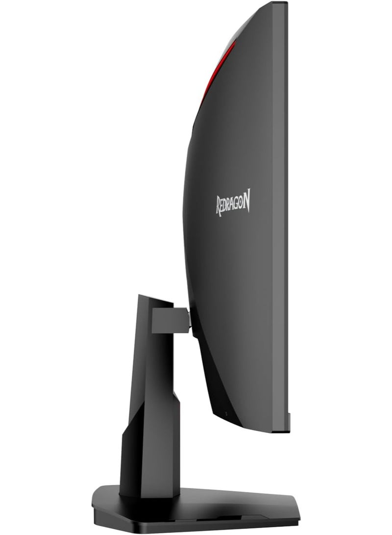 Redragon Gaming Monitor 27" Curved R1500-180Hz Refresh Rate with FHD Resolution 1920x1080, VA Panel, 1.5ms Response Time with motion blur - Image 4
