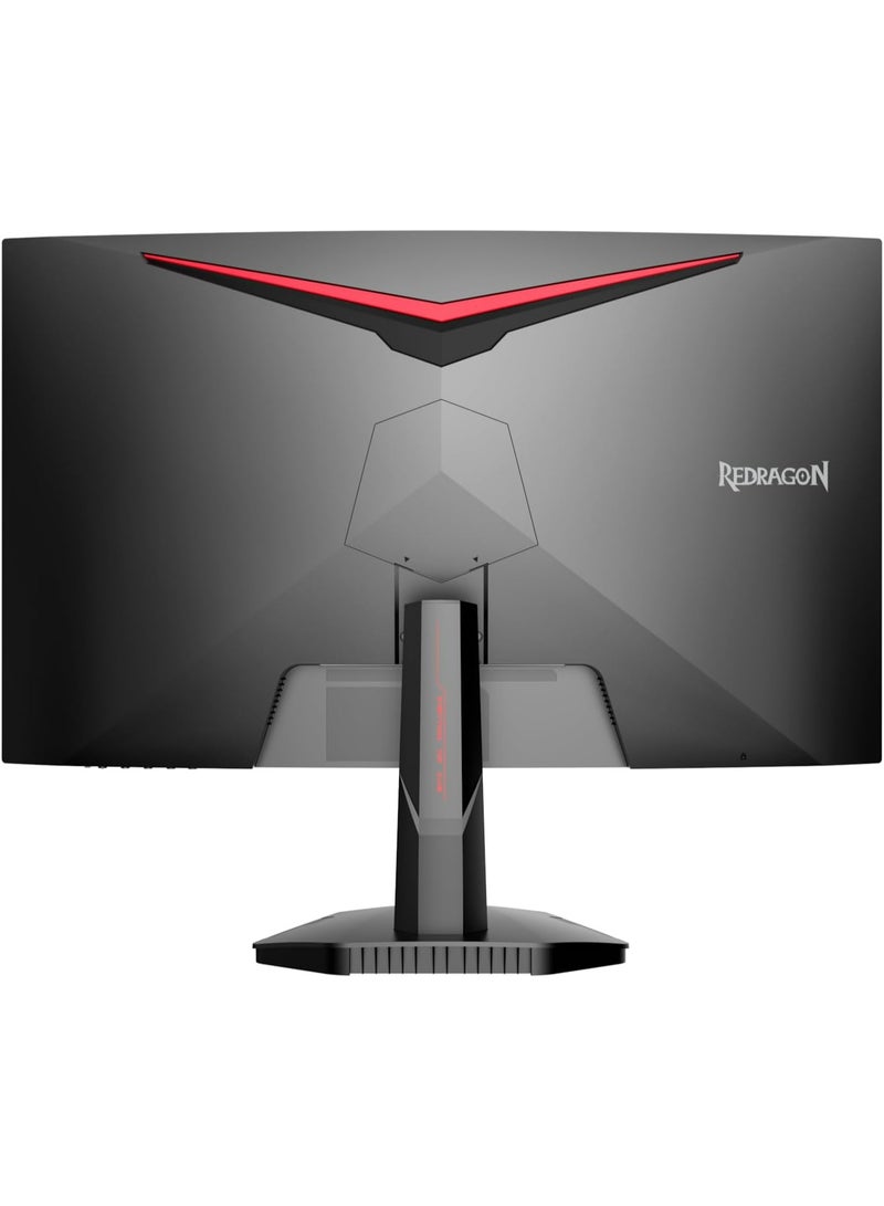 Redragon Gaming Monitor 27" Curved R1500-180Hz Refresh Rate with FHD Resolution 1920x1080, VA Panel, 1.5ms Response Time with motion blur - Image 5