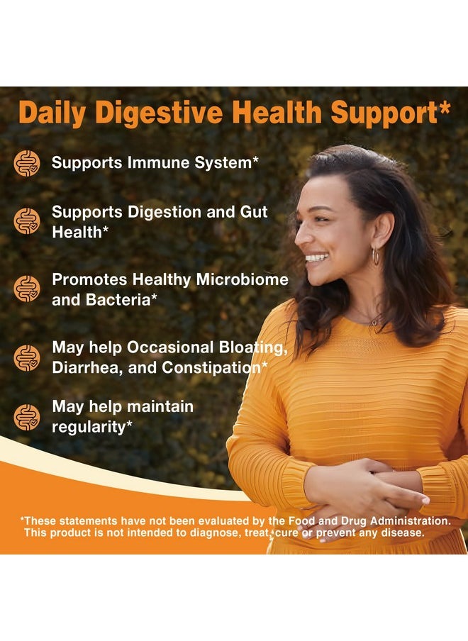 VITAMIN WORLD Vitamin World Probiotic 16, 20 Billion CFU, 16 Strains with Prebiotic Fiber for Digestive & Immune Health, Probiotics for Women & Men, Non-GMO, Gluten Free, 120 Veggie Capsules, 60 Day Supply  - Image 3