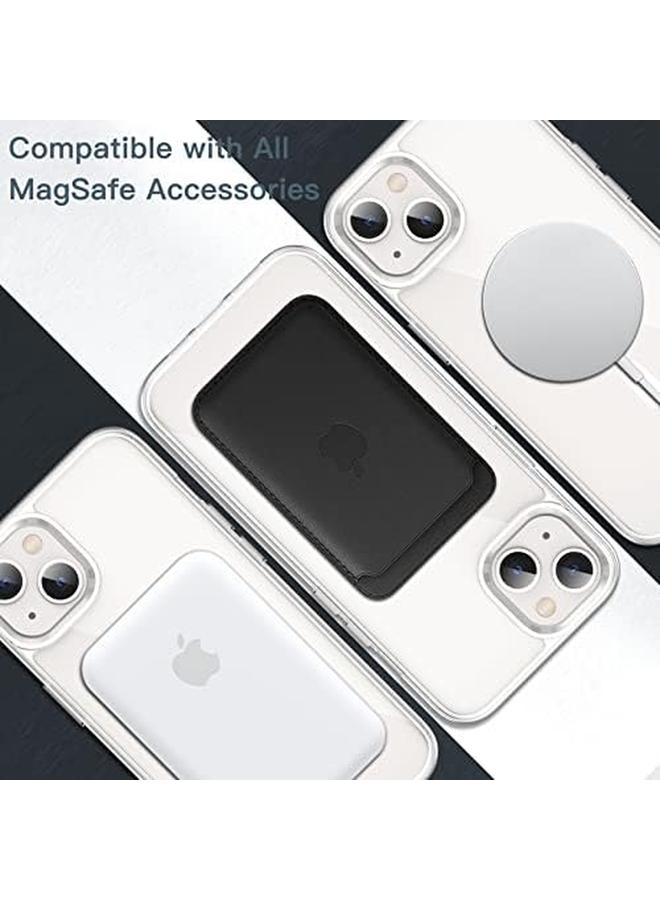Jetech Magnetic Case For Iphone 13 6.1 Inch Compatible With Magsafe Wireless Charging Shockproof Phone Bumper Cover Anti Scratch Clear Back Clear - Image 4