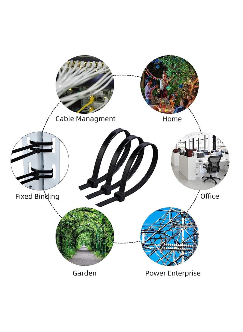 Anmi 50 Pcs Heavy Duty Cable Ties - Image 2