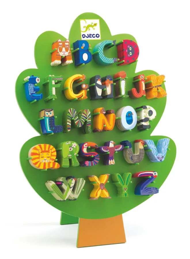 DJECO F - Animals Door Letter