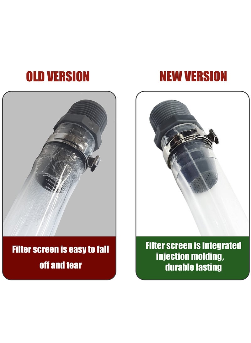 Generic - Flexible Racing Fuel Filler Hose for VP Racing, Scribner, and LC2 Fuel Jugs - Upgraded Filter Design, 2-Pack Racing Fuel Jug Hose. - Image 1