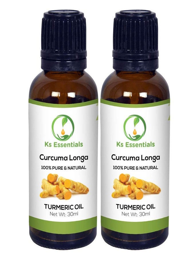 Ks Essentials 100% Pure Turmeric Essential Oil Natural & Undiluted (Pack Of 2-30 Ml) - Image 1