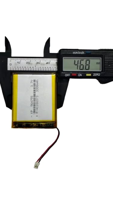 KP Original Battery KP Original - 564755 بطارية قابلة لإعادة الشحن 3.7v 3000mAh بسلكين مع موصل لأجهزة DVD، التابلت، مشغل MP3، 3000 mah - Image 5