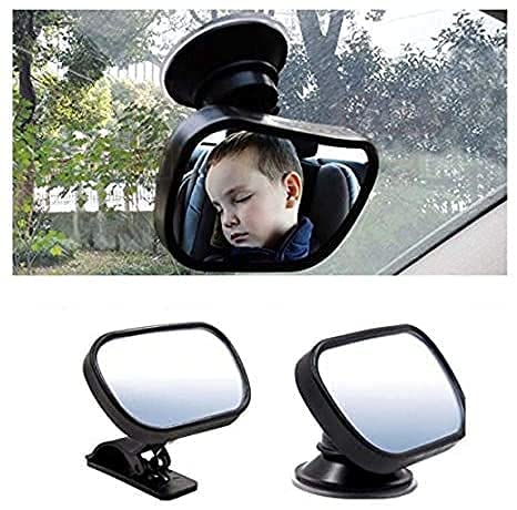 ZogeeZ Baby Car Mirror Set, Rear View & Head Rest Mirrors - Wide View for Better Viability - Shatter Resistant Seat Safety for Infants, Children, or Toddlers - Image 5