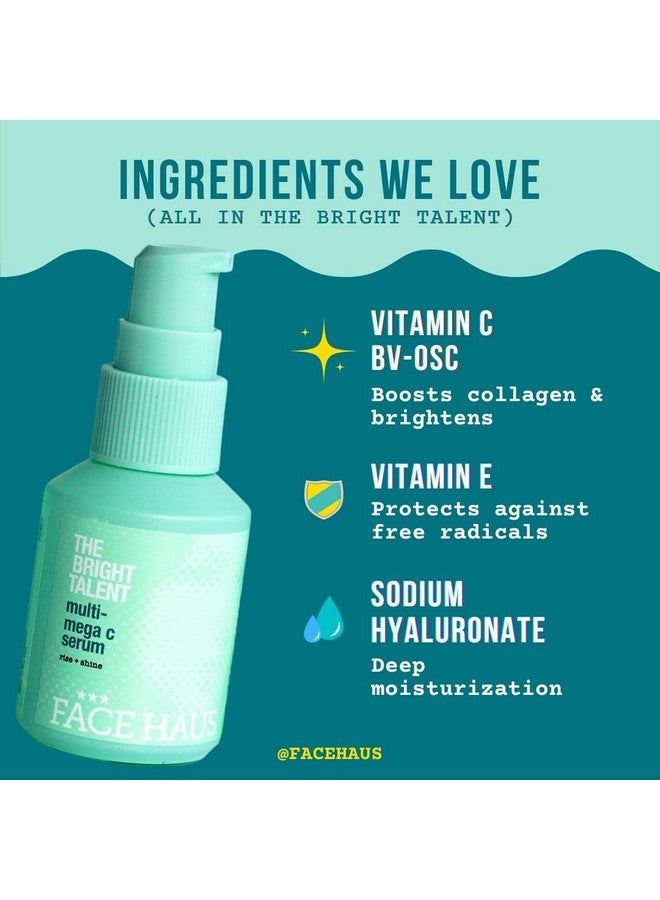 Face Haus The Bright Talent Vitamin C Serum - Multi Mega Collagen Boosting Formula - Image 5
