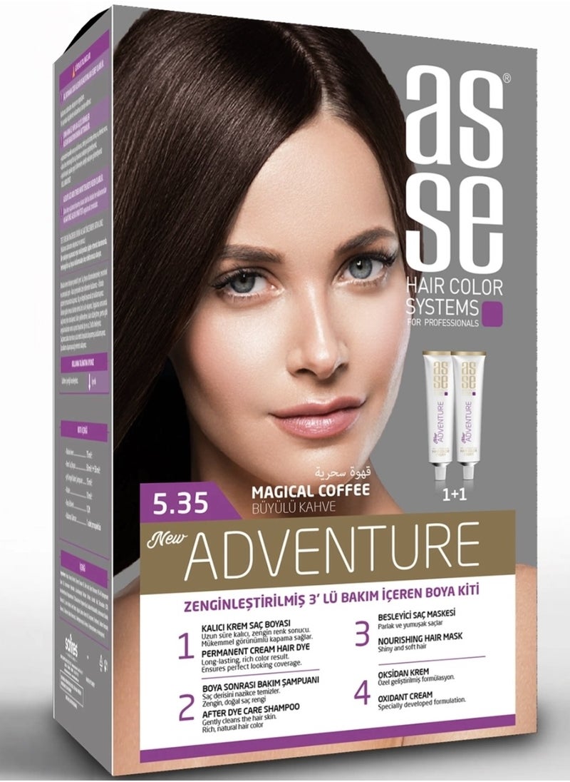 asse - Turkish hair dye Magic Coffee 5.35 - Image 1