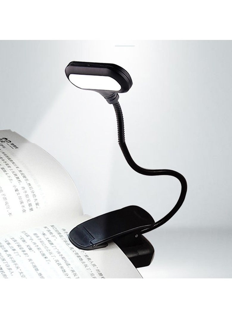 SHIXIN LED desk lamp with clip, reading lamp, eye protection clip lamp for home office, long and flexible metal swing arm, architect work desk lamp  - Image 1
