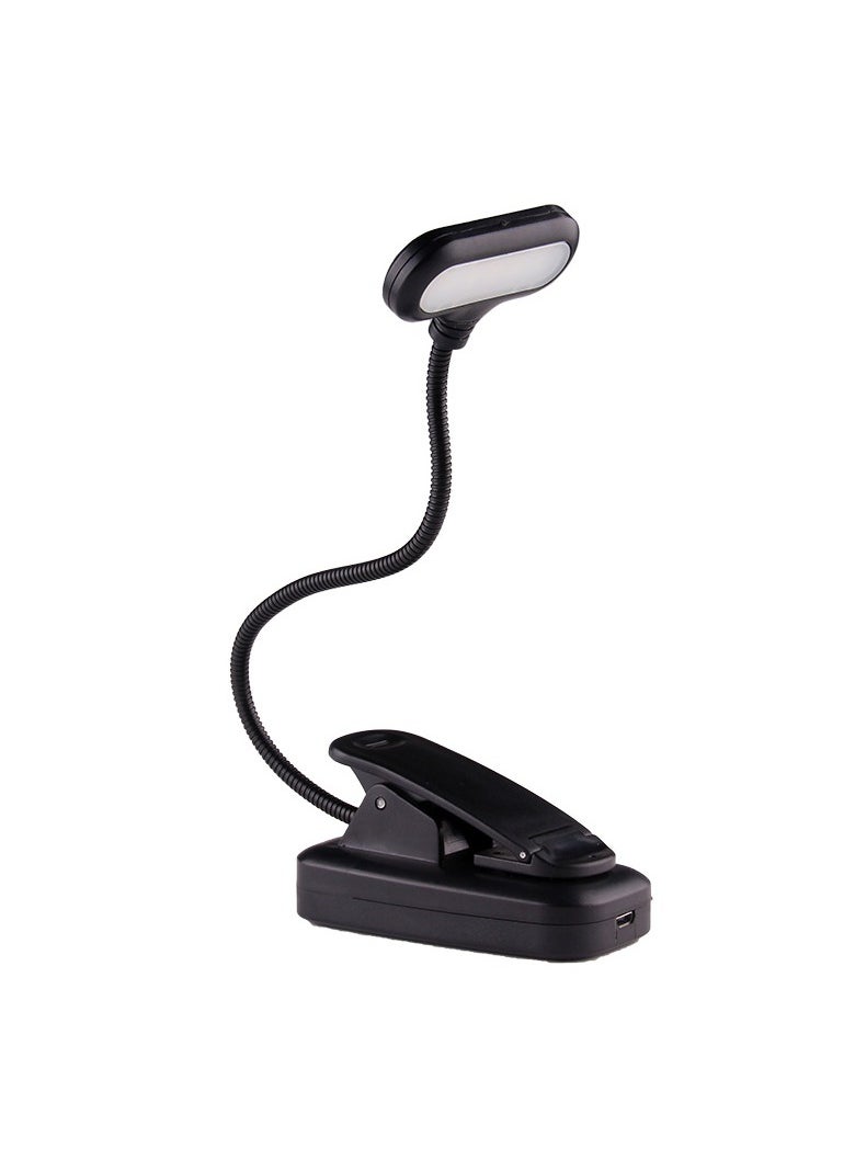 SHIXIN LED desk lamp with clip, reading lamp, eye protection clip lamp for home office, long and flexible metal swing arm, architect work desk lamp  - Image 3