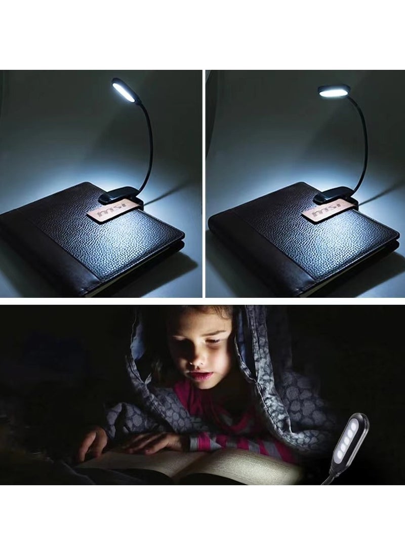 SHIXIN LED desk lamp with clip, reading lamp, eye protection clip lamp for home office, long and flexible metal swing arm, architect work desk lamp  - Image 5