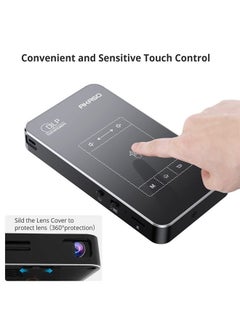 Akaso WT50 Mini Pocket Pico Projector, 1080P Movie Video DLP Portable Projector with Android OS, Built-in Battery WiFi & Bluetooth, Projector for Cookie Decorating, Connects to iPhone and Android  - Image 3