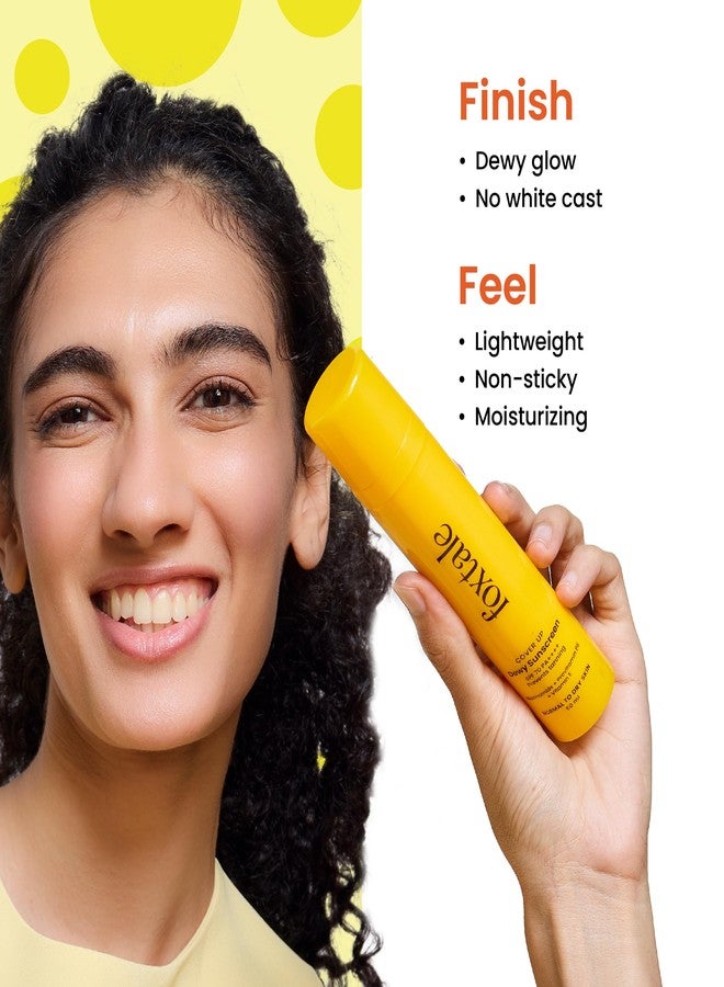 Foxtale SPF 70 Niacinamide Dewy Sunscreen with PA++++ For Dewy Sun Protection|Prevents Tan|Lightenweight, Non Greasy, No White Cast|Anti-Tan Formula|For Men & Women|For all skin type, 50 Ml - Image 4