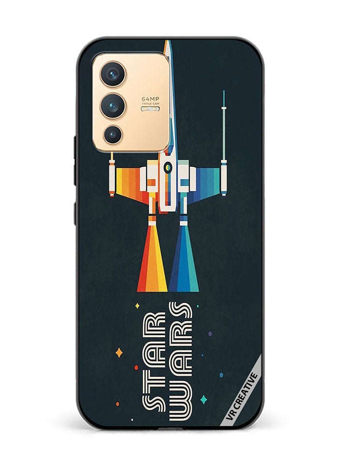 VR CREATIVE Protective Case Cover For Vivo V23 5G Star Wars Design Multicolour - Image 1