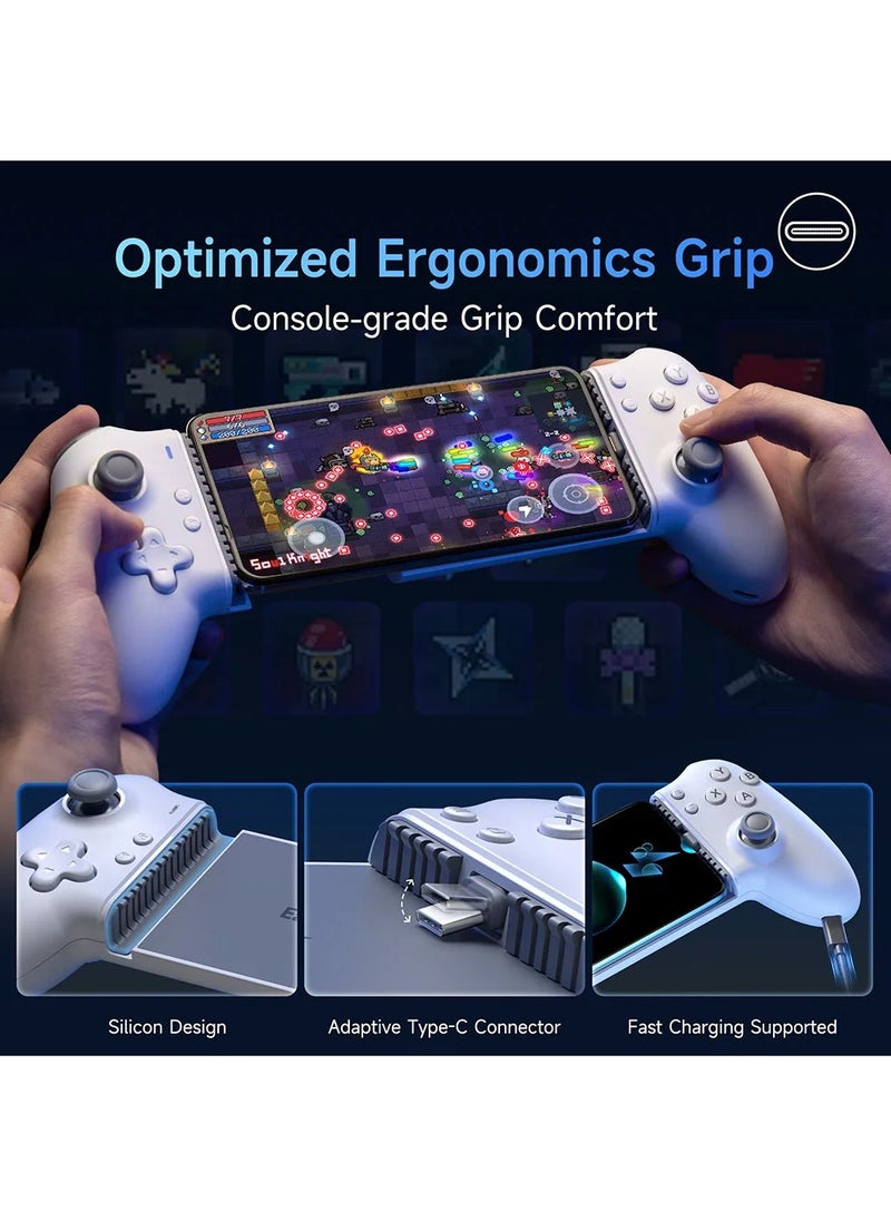 EasySMX EasySMX M15 Mobile Phone Gamepad, Type-C Hall Joystick Mechanical Controller, for Android Phone/iPhone/Cloud Gaming/Xbox  - Image 3
